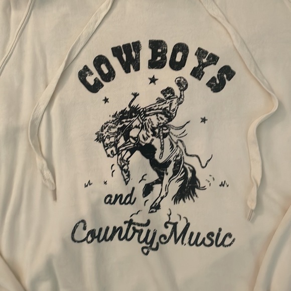 White Crow Cowboys and Country Music Hoodie - Picture 3 of 5